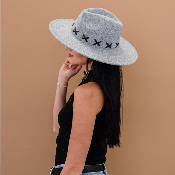 Accessories Flat Brim Fedora Hat Poshmark